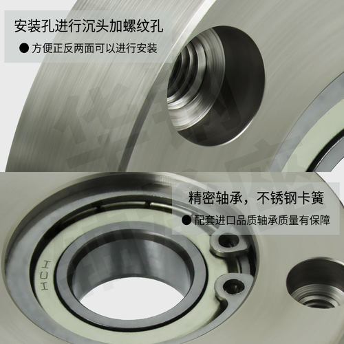 FD带扣环单轴承型圆法兰带座轴承座组件固定座G FF22 - 图1