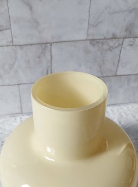 绿色大肚玻璃花瓶摆件客厅插花装饰摆件简约风轻奢高档花器高级感