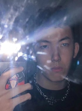 项链男镂空十字架颈炼短款欧美嘻哈百搭个性小众潮女生古巴链情侣