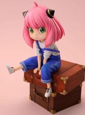 Aniya数字装饰品间谍玩房子工作服粉红色女孩汽车后挂件汽车外穿