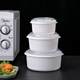 Special utensils for microwave heating, fresh-keeping bowls, food grade, hot dishes, hot rice, hot steamed buns, containers with lids, special box