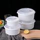 Special utensils for microwave heating, fresh-keeping bowls, food grade, hot dishes, hot rice, hot steamed buns, containers with lids, special box
