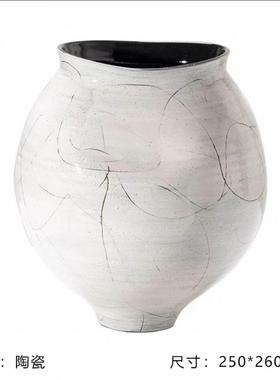 软装样板间售楼处花器摆件