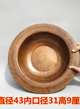 宽边铜盆洗脸盆水盆加厚火盆仿古老式取暖烤火泡脚电视剧拍摄加深