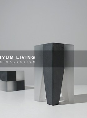 本与简约现代书柜装饰品桌u面书本收纳卧室样板间水晶书档摆件饰