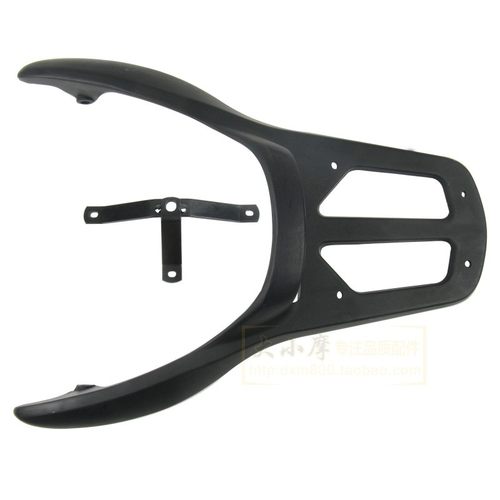 踏板车防巧格二代100后货架电动车福喜125尾翼铝合金载货架尾箱架 - 图0