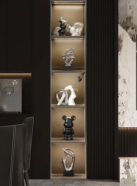 轻奢现代摆件套装简约暴力熊组合北欧高颜值客厅酒柜电视柜装饰品