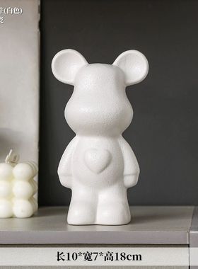 极简风网红暴力熊摆件套装现代客厅玄关电视酒柜子轻奢餐边柜装饰