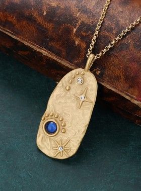 新款宫廷风轻奢复古项链