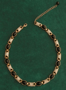 新款中古轻奢宫廷风项链