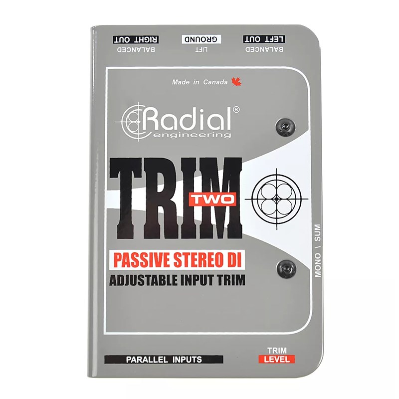 Radial Trim Two 双通道立体声音源无源DI盒单块效果器带电平控制 - 图3