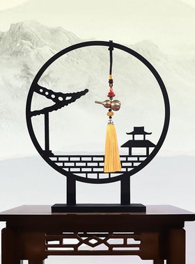 复古新中式博古架装饰品小摆设古风创意新居开业乔迁礼品玄关摆件