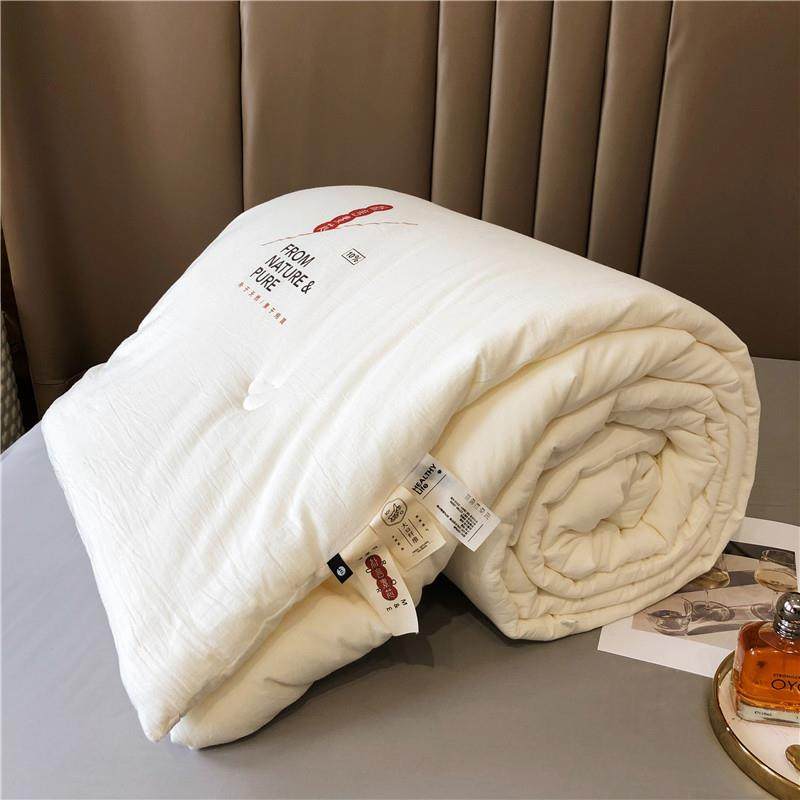 水洗棉ins日式大豆纤维单双人秋冬被芯盖被柔软夏凉被褥子加大棉,淘宝优惠券,粉丝福利购,淘宝优惠卷