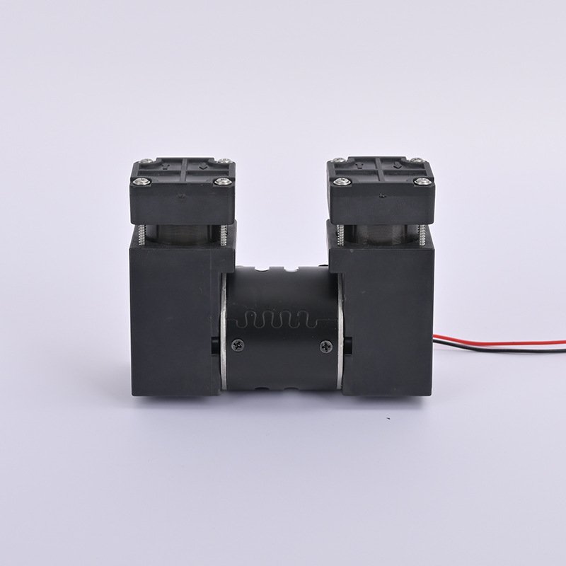 2AP51-3微型隔膜泵无刷活塞大压力家电双头泵膜片增压吸气真空泵 - 图2