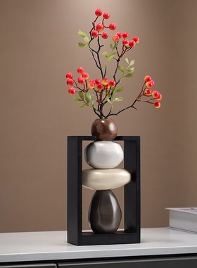 【送礼物高级感】现代简约花瓶乔迁新居朋友新房入宅客厅装饰摆件