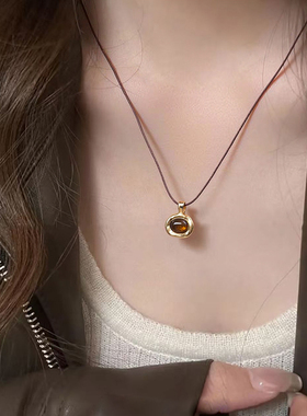 【元饰菡】国潮虎眼石项链