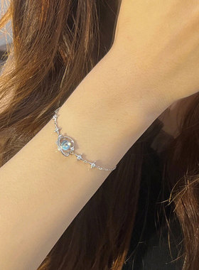 日韩星星猫眼石手链女小众设计感手环配饰2026年新款爆款高级手饰