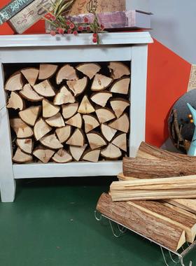 木柴装饰壁炉摆件客厅民宿原木木材橱窗陈列拍摄创意道具木头手工