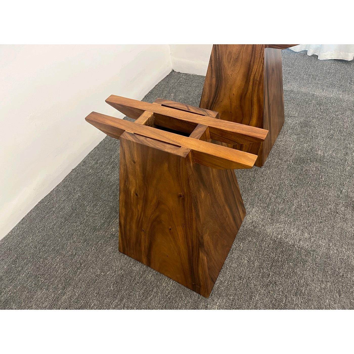 南美胡桃木实木桌腿大板支架茶桌底座支撑餐桌书桌腿岩板大理石 - 图2