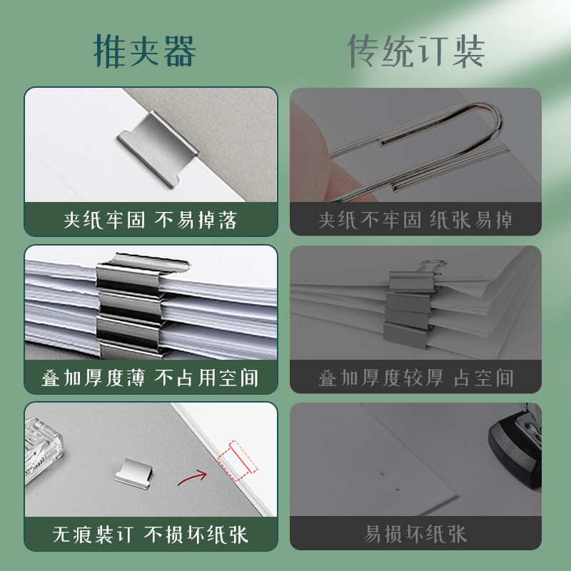 Deli Newse Seamless Clip Pusher to Fix Book Pages