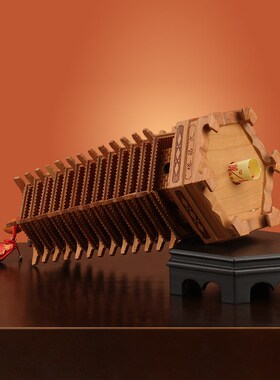 JZ48桃木文昌塔摆件木质九层十三层13层办公室书房书桌装饰摆设木