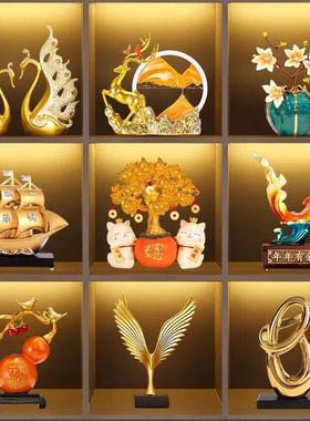 现代酒柜装饰品摆件轻奢高档客厅新款家居房餐边电视柜展示柜