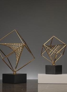 八方来财高端艺术摆件玄关客厅现代轻奢高档电视柜酒柜家居装饰品