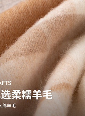 上海故事秋冬羊毛围巾披肩礼盒