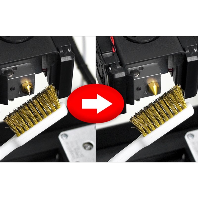 3D打印机配件 打印热端喷头堵塞清洁工具E3D/MK8 CR火山喷嘴清理 - 图2