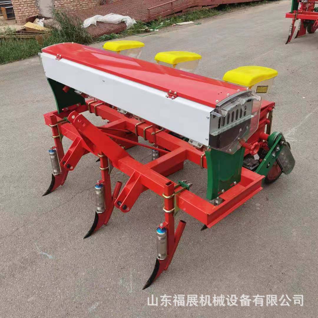 玉米播种滴灌覆膜机 单垄两行膜上花生玉米播种机 施肥喷药覆膜机,淘宝优惠券,粉丝福利购,淘宝优惠卷