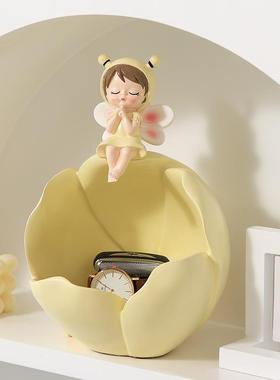 入户进门钥匙收纳玄关摆件置物架奶油风客厅家居乔迁新居装饰礼品