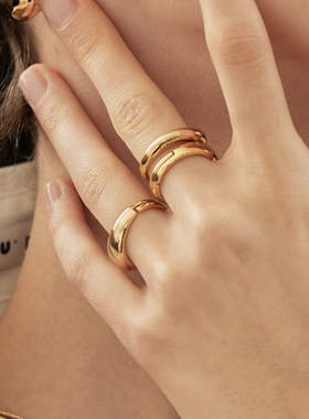 【LUNA和胖弟】LM LAGOMIST 咖啡杯柄戒指中号女款高级感轻奢小众