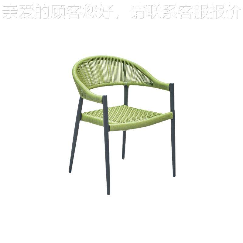 创意设计22-10-19院室藤编桌椅铝合金防生锈户外岩板圆桌外阳台桌,淘宝优惠券,粉丝福利购,淘宝优惠卷