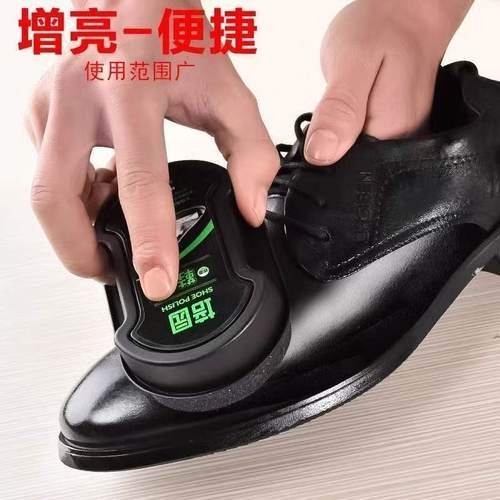 海绵鞋蜡擦无色鞋油双面鞋擦一擦即亮海绵皮鞋专用抛光鞋蜡油擦 - 图2