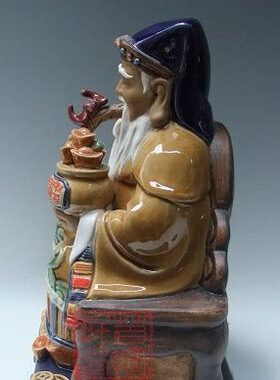 陶瓷工艺品 石湾公仔 土地公