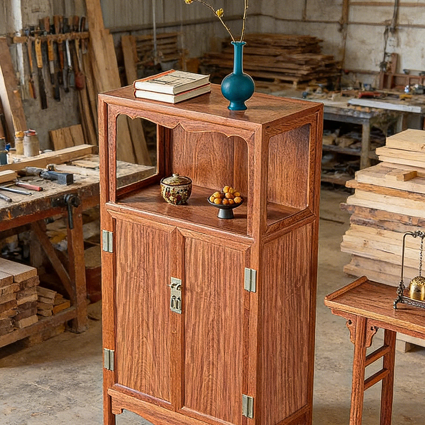 红木家具丨缅甸花梨木亮格柜书房古董柜中式书柜储物柜万历柜,淘宝优惠券,粉丝福利购,淘宝优惠卷