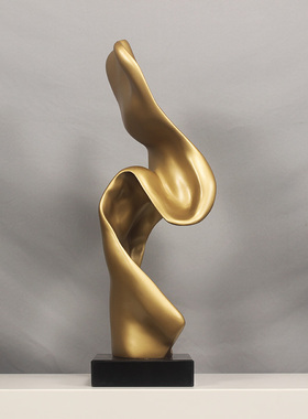 雕塑摆件抽象艺术摆设现代软装饰品玻璃钢家居售楼处客厅创意定制