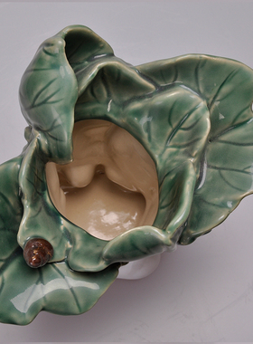 旺财白菜中式摆件公司店铺工厂开业送礼前台小摆设简约家居小饰品