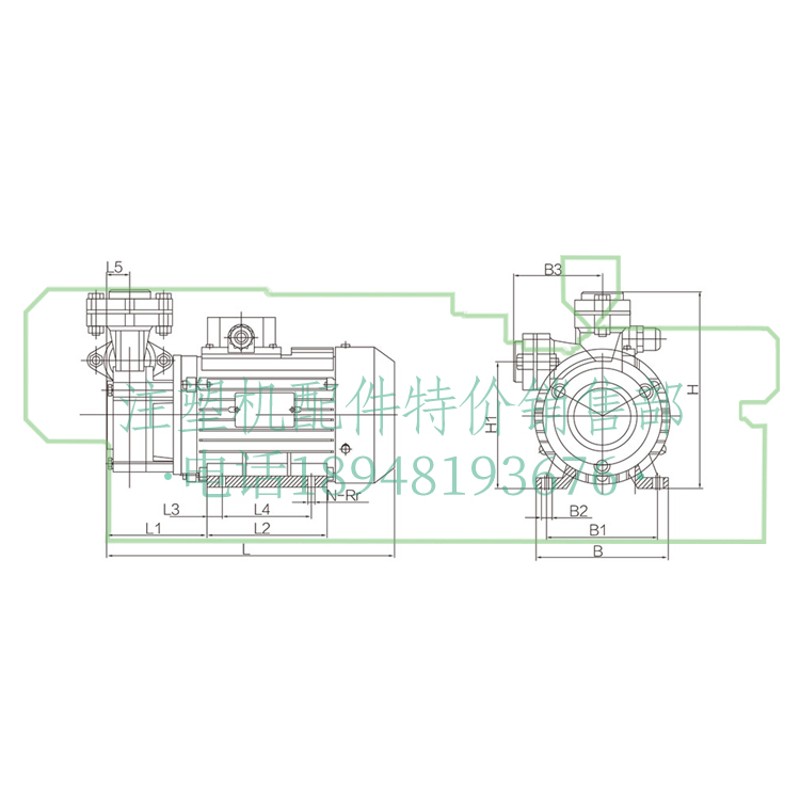 AOTE-PdUMP高温 模温机水泵AT-AOF(L) AT-A1F AT-A2F - 图2