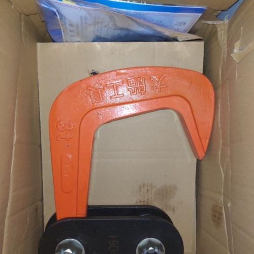 大连造船厂 大船牌QD型单板吊钩 钢板起重吊钳 大船牌工具 - 图1