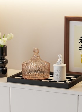 创意小众个性家居装饰品进门玄关柜餐边柜高级感室内软装饰品摆件