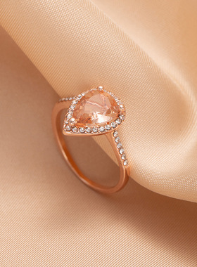 欧美风彩虹宝石钻戒56