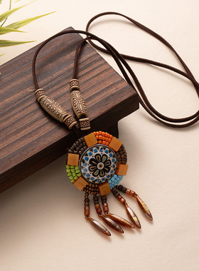 跨境复古波希米亚长款项链