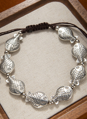 藏式手工编织手链1422