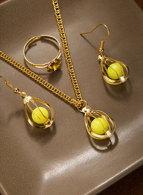 欧美热卖镂空水滴三件套