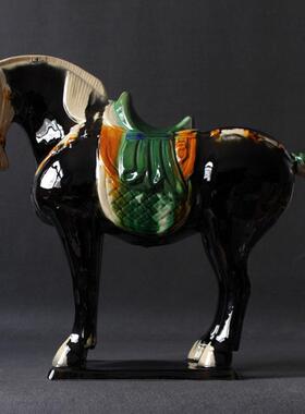 唐三财生肖马陶瓷马饰品小马六骏马家居装饰创意饰品饰品工艺品礼