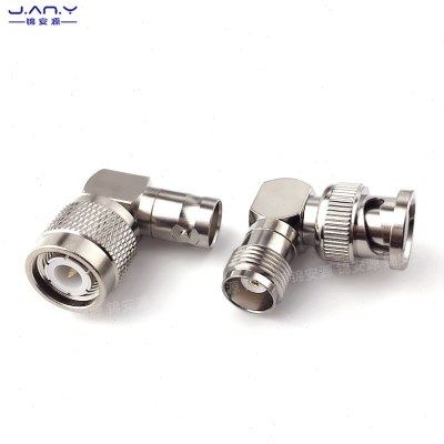 纯铜直角TNC转BNC弯头 RF射频同轴L型公母互转 90度L12转Q9连接器,淘宝优惠券,粉丝福利购,淘宝优惠卷