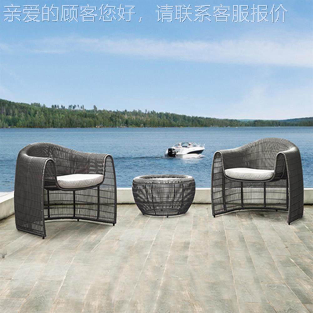 外藤479编沙椅组合庭院发藤三件套阳户台小桌椅露天防水休闲沙发,淘宝优惠券,粉丝福利购,淘宝优惠卷