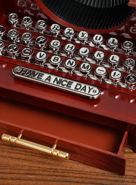 复古怀旧家居装饰品摆件书房摆设店铺橱窗陈列打字机模型摄影道具