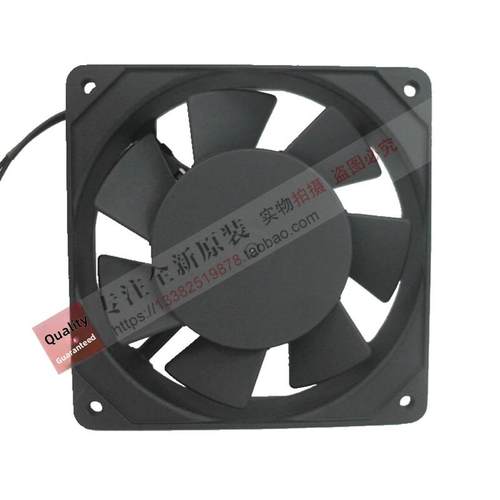 【谨防假冒】三巨轴流风机SJ1225HA1 滚珠AC110V风扇1225散热风机 - 图0